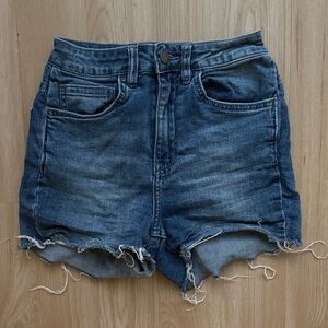 O'Neill Blue Distressed Jean Shorts